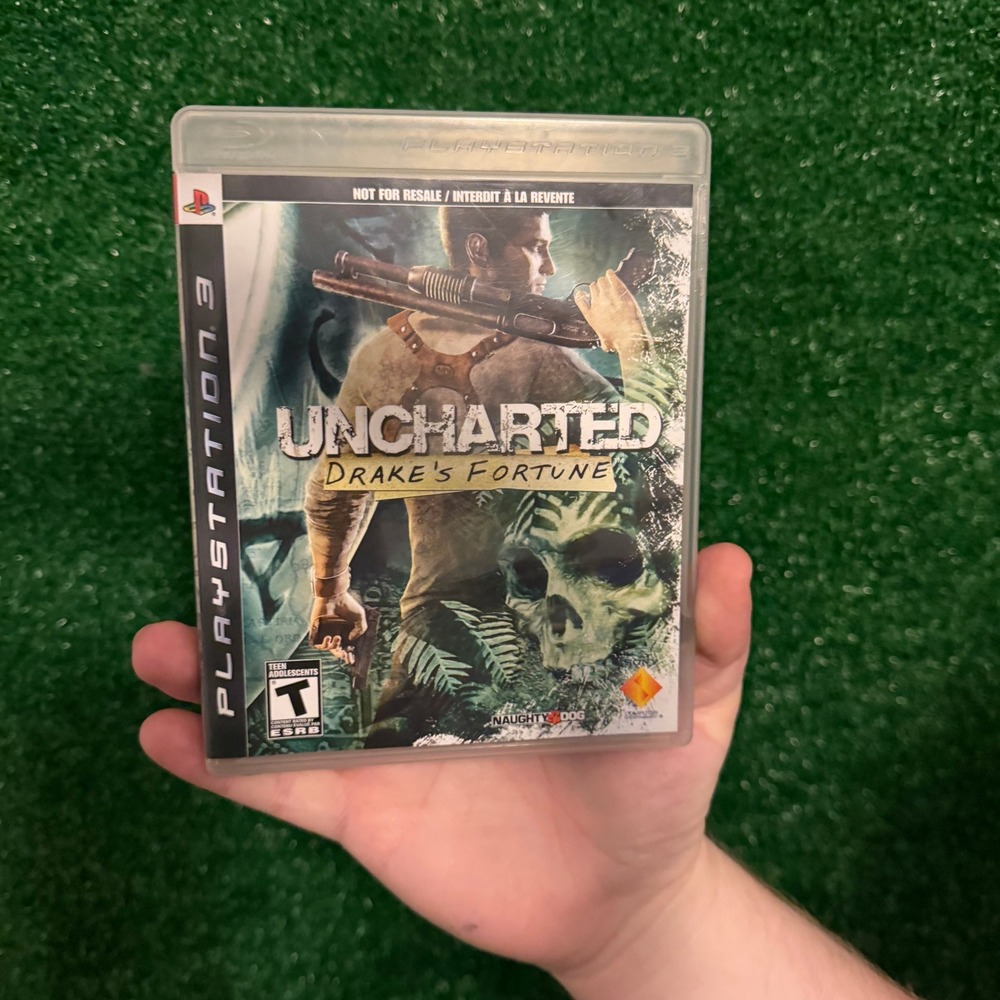 Uncharted Drake's Fortune PS3 Not For Resale NFR Bundle PlayStation 3 CIB